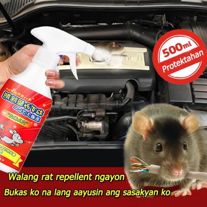 Wala nang mga daga sa bahay Rat Repellent Spray long-lasting Anti Mice ...