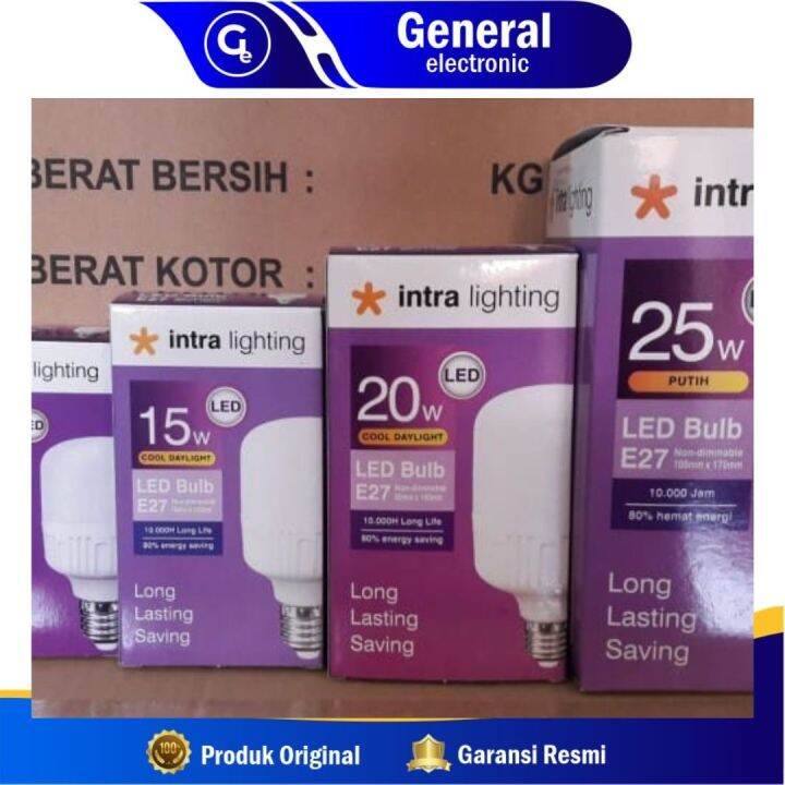 Lampu Led Intra Putih Bohlam Led Intra Lighting Lazada Indonesia