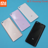 Original Glass Cover For Xiaomi 5 Rear Door Housing Cover Repair Replacement Parts For Mi5 mi 5 + Logo &amp; Adhesive