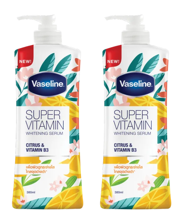 Vaseline Super Vitamin Brightening Serum Citrus & Vitamin B3 Lotion
