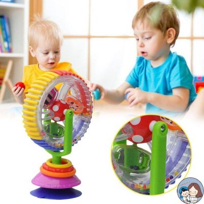 ❉☫♝ 【nono】วงล้อหมุน สำหรับติดโต๊ะ ของเล่นสำหรับเด็ก วงล้อหมุน สำหรับติดโต๊ะ ของเล่นสำหรับเด็ก วงล้อลูกปัด Wonder Wheel Highchair Toy วงล้อหมุน สำหรับติดโต๊ะ ของเล่นสำหรับเด็ก ของเล่นดูดติดโต๊ะ ของเล่นเสริมพัฒนาการ