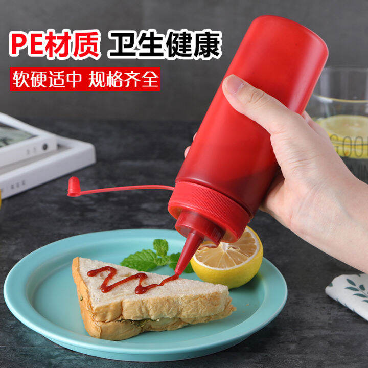 Portable empty bottle with sesame oil dripping Chili sauce small