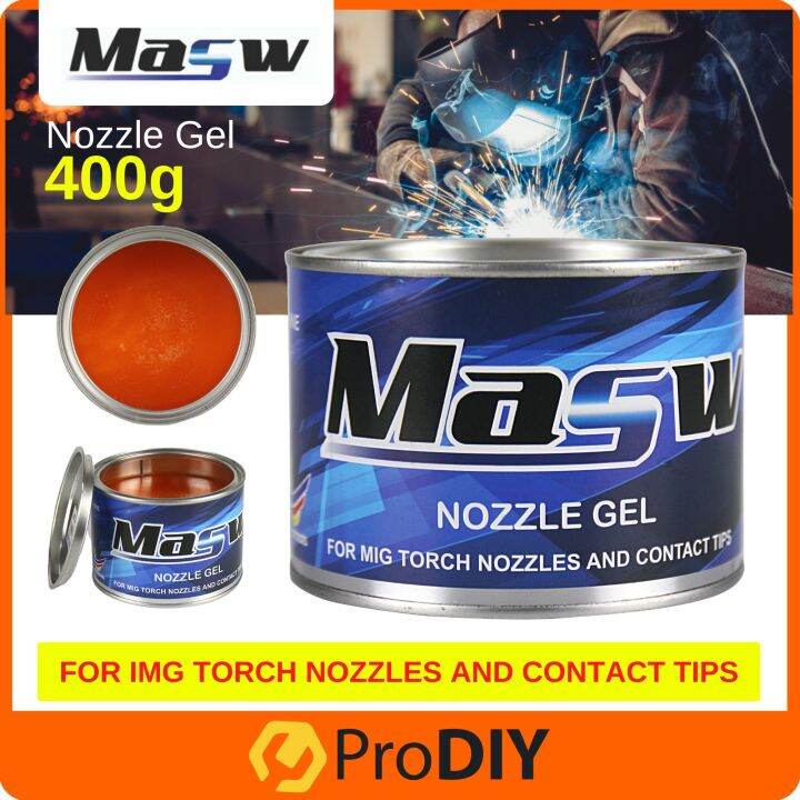 400g MASW Nozzle Gel For MIG Welding AntiSpatter MIG Torch Nozzles and