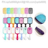 1pc Wide Teeth Air Cushion Combs Women Scalp Massage Comb Hair Brush Hollowing Out Home Salon combs DIY Hairdressing Tool