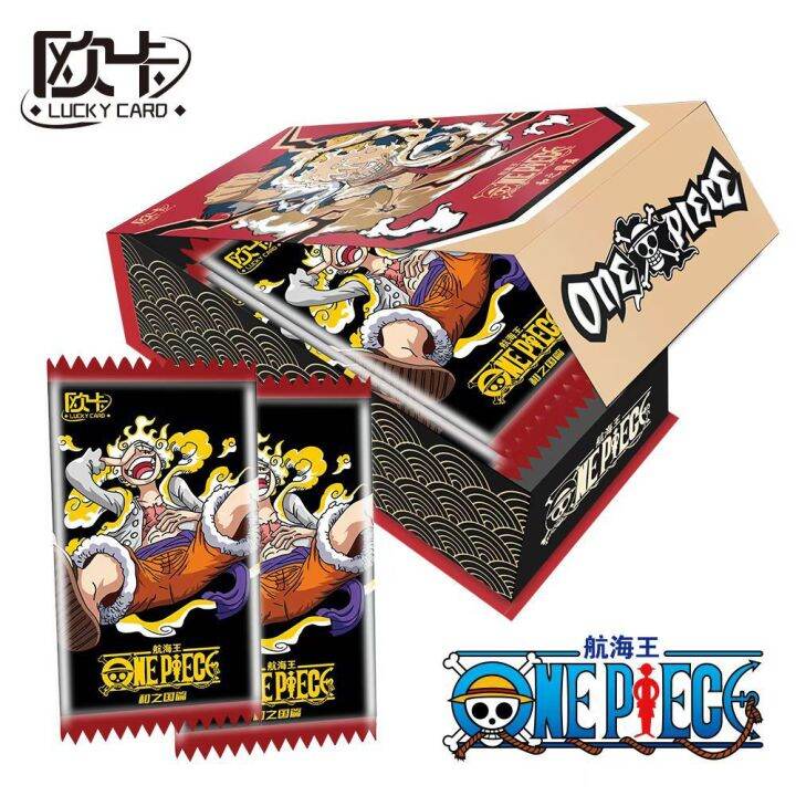 บอร์ดเกม-การ์ดหมากรุก-อะนิเมะ-one-piece-wano-country-card-collectors-edition-one-piece-1st-metal-hollow-card-hobby-and-collection-card-holder-can-exchange-gifts