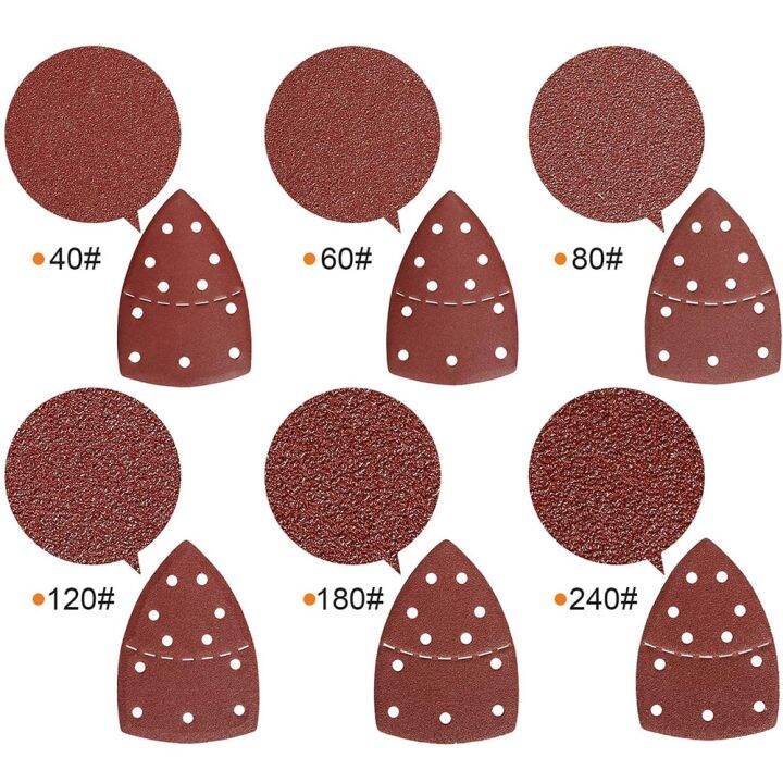 25pcs-mouse-sanding-sheets-triangle-sanding-paper-orbital-sander-detail-pads-discs-sandpaper-abrasive-paper-for-bosch-sander