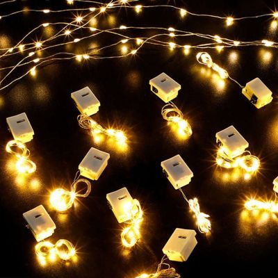 XAVINU Three-speed Flashing LED Copper Wire Wedding New Year Decor Lamp String String Lights Decoration Ornaments Dimmer Lamp