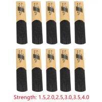 10Pcs Tenor Sax Sax Reed ชุดกล่องพลาสติกใส Strength1.52.02.53.03.54.0 Woodwind อุปกรณ์เสริม