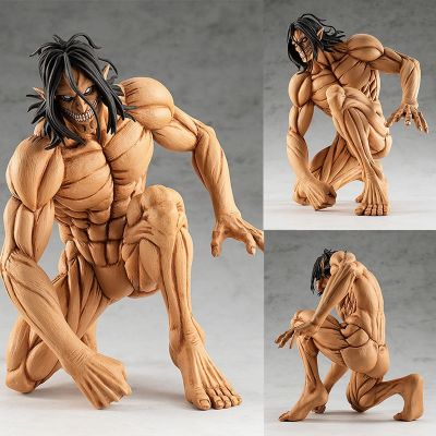 15CM PVC POP UP PARADE Eren Yeager: Attack Titan Ver Japan Anime Action Figure Model Toys Collection Statue Figurine