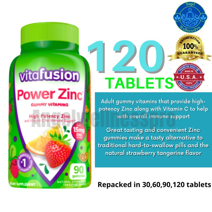Vitafusion Power Zinc 15 mg 120 Gummies AUTHENTIC Lazada PH