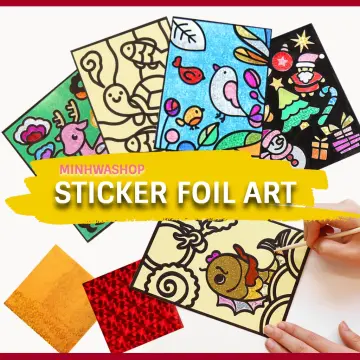 Foil Art Box Kit - 6-in-1  Sand Art Kids Art and Craft Singapore