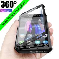For Samsung Galaxy J4 J6 2018 Plus J3 J5 J7 Pro 2017 J2 J5 J7 Prime Case, 360 Degree Full Body Protection Hard PC 3 in 1 Protective Casing Cover (Free Tempered Glass Screen Protector ) Best Quality In Stock