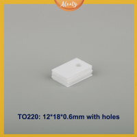 Aleaty? 10pcs TO-220/3P/3PL/3PII อลูมิเนียมออกซิไดซ์ decatic PLATE soketed ฉนวนกันความร้อนเซรามิคกระจายความร้อนแผ่นเซรามิคเฉพาะเซรามิคความร้อนสูง triode insulation Gasket