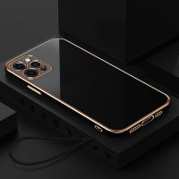 สำหรับ OPPO Realme GT- Ralme Q3 Pro เคส Realme GT Neo บางชุบซิลิโคนรูปสี่เหลี่ยมสายคล้องแบบมีเคสเคสโทรศัพท์