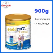 Date 2.2025  Sữa bột Wincofood GoldCare Canxi hương vani lon 850g Mẫu mới