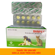 Thuốc tẩy giun SanPet cho chó mèo heo 3 viên thuốc