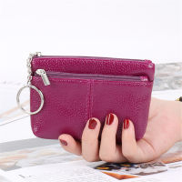 Female Short Card Holder Purse Zipper Coin Purse Wallets Keychain Bag Mini Fashion Wallet