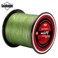 [HUYE Outdoor Store] SeaKnight TriPoseidon 300เมตร PE สายการประมง4เส้นถัก8-80LB M Ultifilament สายการประมงเรียบ