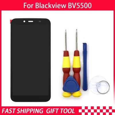 New Original Touch Screen LCD Display LCD Screen For Blackview BV5500 BV5500 Pro BV5500 Plus Replacement Disassemble 3M Adhesive