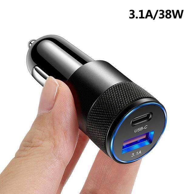 usb-18w-pd-20w-car-charger-car-phone-charger-3-1a-fast-charging-38w-cigarette-lighter-adapter-power-outlet-usb