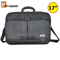 ProLuggage กระเป๋า กระเป๋าสะพายไหล่ กระเป๋าใส่เอกสาร กระเป๋าทรงแมสเซนเจอร์ กระเป๋าถือ ขนาด 17 นิ้ว รุ่น 4461 (Black)