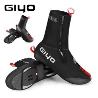 GIYO Cycling Boot Covers MTB Shoe Covers Fleece MTB Road Waterproof Rainproof Warm bike Shoes Covers Bicycle Winter Accessories Rain Boots