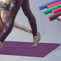 1830*610*6mm TPE Yoga Mat with Position Line Gym Pilates Fitness Mats Non-Slip Sport Mat