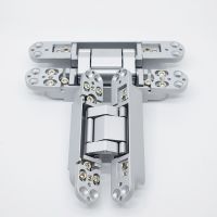 JIAOJIAOZ   3D Adjustable Hidden black Door Hinge invisible door hinge zinc alloy door hinge 40kg Folding door hinge150*25mm Accessories