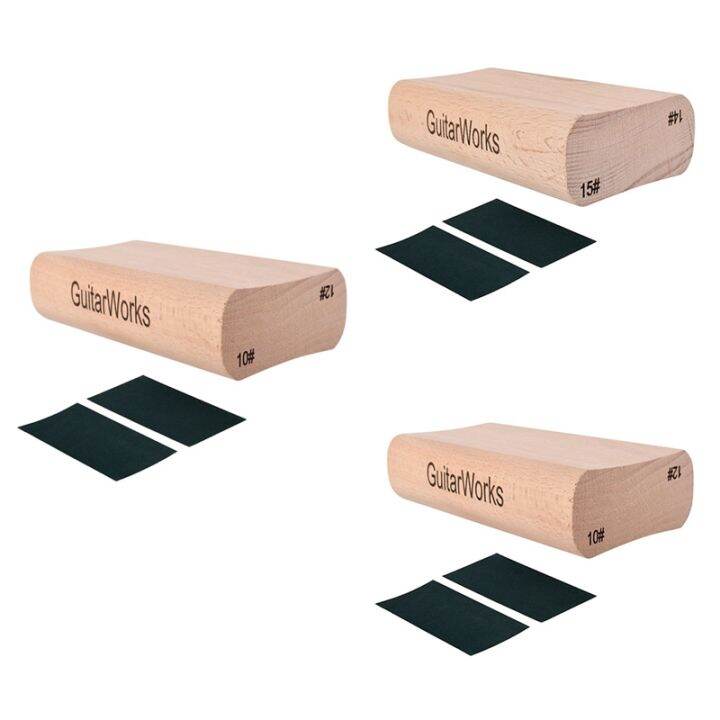 Wood Guitar Radius Sanding Block for Guitar Bass Fret Leveling