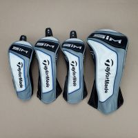 SIM2 Golf Woods Headcovers สำหรับ Driver Fairway Hybrid 135H Clubs ชุดหัว PU หนัง Unisex Protector อุปกรณ์กอล์ฟ