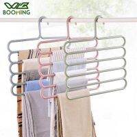 Multilayer Storage Scarf Tie Rack Hanger 5 layers Non-slip MultiFunctional Clothes Hangers Pants Storage Pegs