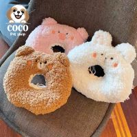 coco_petshop ?ปลอกคอสัตว์เลี้ยง ปลอกคอกันเปื้อน แบบนิ่ม ป้องกันแผล ป้องกันการเลีย สำหรับสุนัขและแมวลายหมีบราวน์