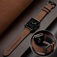 ℗ Leather strap For Apple watch band 45mm/41mm 44mm 40mm 49mm 42mm 38mm watchband correa bracelet iWatch ultra series 5 3 SE 6 7 8