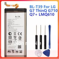 แบตเตอรี่แท้ LG G7 G7 + G7ThinQ LM G710 ThinQ G710 Q7 + LMQ610 BL-T39 แบตเตอรี่เครื่องมือฟรี...