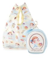 Japanese Cartoon Cute Fujia Portable Versatile Storage Shopping Bag PU Hand-Held Literary Fresh Casual Handbag 【AQUA】☫☇