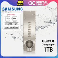 USB Samsung 3.0แฟลชไดร์ฟ4GB 8GB 16GB 32GB 64GB 128GB 256GB 512GB 1TB หน่วยความจำอุปกรณ์จัดเก็บไดร์ฟปากกาถาดปากกาขนาดเล็กแฟลชไดร์ฟ USB