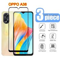 OPPO A38 A98 A78 A78 A58 A57 A17 A77s A17K 4กรัม5กรัมกระจกกันความร้อนอย่างเต็มที่ปกป้องหน้าจอ