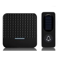 卍✵☃ Solar Power Charging Doorbells Outdoor Doorbells Chime Kit IP65 Waterproof US Plug