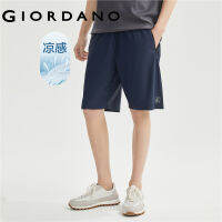 GIORDANO Men Shorts G-MOTION High-Tech Cooling 4-Way Stretch Sport Shorts Quick Dry UPF50+ Print Summer Casual Shorts 01103496