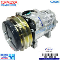 คอมแอร์ วอลโว่ EC210 COM0165 คอมแอร์รถยนต์ COMPRESSOR VOLVO EC210 คอมเพลสเซอร์ รถวอลโว่ แอร์รถยนต์