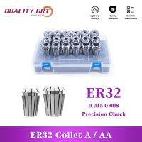 Q.Grt 1PC / 1Set ER32 A / AA ความแม่นยํา 0.008 / 0.015 มม. สปริงคอลเลท CNC Milling เครื่องมือ ผู้ถือเครื่องแกะสลักเครื่องกลึง ER Chuck