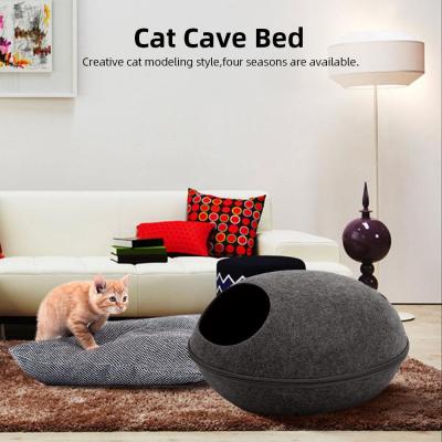 เตียงสำหรับแมวPet Caveถ้ำแมวที่นอนแมวสำหรับแมวลูกแมวสัตว์เลี้ยง