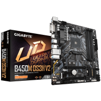 GIGABYTE B450M DS3H V2 MAINBOARD เมนบอร์ด AMD AM4