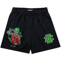 2023 newEmanuel EE Basic Shorts Mens Fitness Shorts Fast Dry Breathable Sports Fashion Green Skull Basketball Shorts Mesh shorts