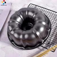 OKDEALS01 เหล็กคาร์บอนสตีล แม่พิมพ์เค้กรูปฟักทอง หลอดร่อง ไม่ติดกระทะ กระทะ bundt มัลติฟังก์ชั่ ความแข็งสูงสูง ฮาโลวีน