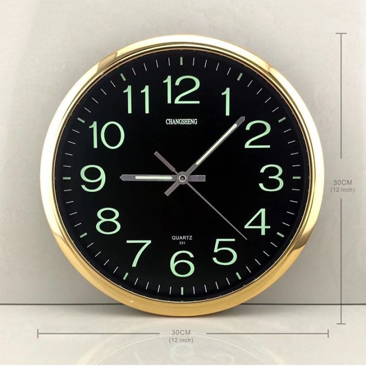 โปรแรง-นาฬิกาแขวนผนังเรืองแสง-เดินเรียบไม่มีเสียง-เดินลาน-ตัวเรือนทำจากพลาสติกคุณภาพดี-สุดคุ้ม-นาฬิกา-นาฬิกา-แขวน-นาฬิกา-ติด-ผนัง-นาฬิกา-แขวน-ผนัง