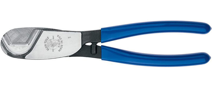 klein-tools-63030-cable-cutter-coaxial-cable-cutter-cuts-up-to-1-inch-aluminum-and-copper-coaxial-cable-with-one-hand-shearing-blue