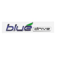 Logo Huruf ไดรฟ์สีน้ำเงินสำหรับฮุนไดอีแลนตาโซนาตา I20ป้าย Kia K3K4K5 Bluedrive ตัวนูนติดฝากระโปรงท้ายสติกเกอร์ตกแต่งด้านข้างประตู