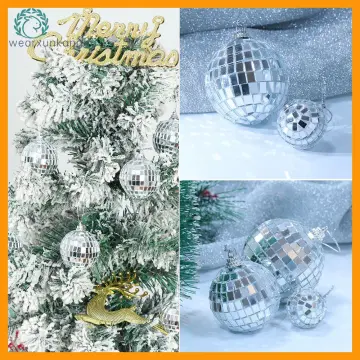 Hanging Mirror Disco Ball Ornament Glass Disco Balls Decoration