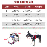 Dog Harness NO PULL Outdoor Walking Breathable Reflective Adjustable Small Dog Harness for Medium Large Dogs Supplies